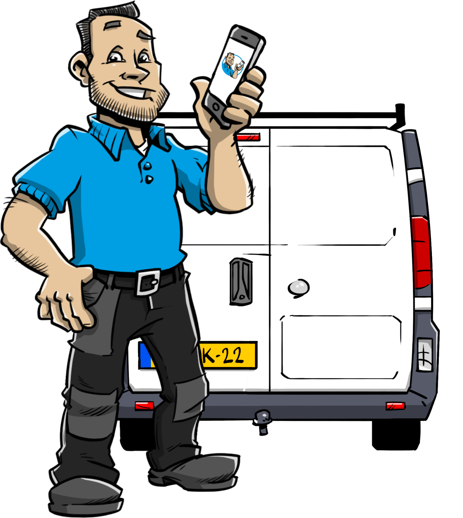 CannonWorks dashboard op mobiel met recente gebeurtenissen