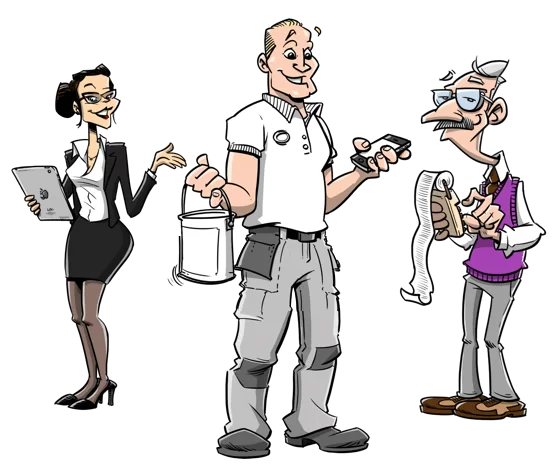 Schildersbedrijf en stukadoorsbedrijf