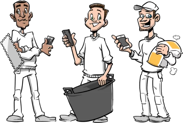 Interface mobiele telefoon 